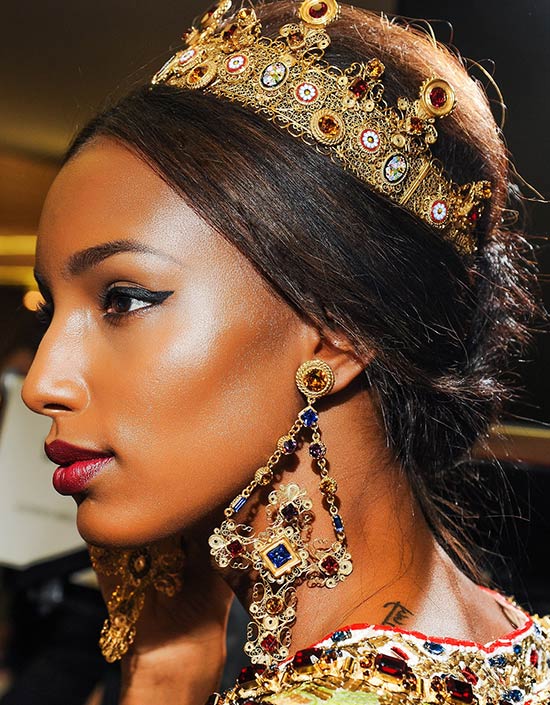 Dolce & Gabbana A/W 2013 Crowning Glory Accessories