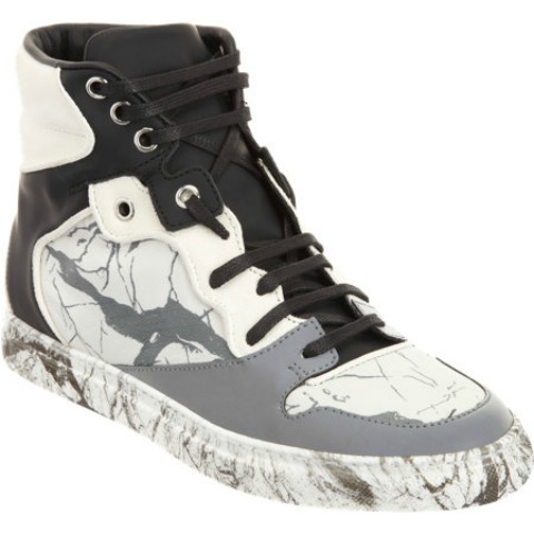 Balenciaga Marbled Multimatieres High Tops